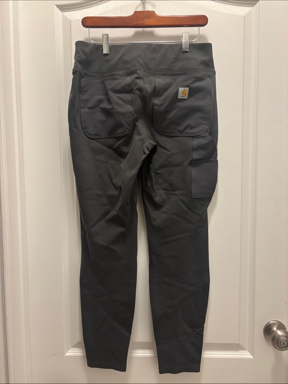 Carhartt Women’s Fitted Utility Work Pants Charcoal Gray Size M 8-10 Regular